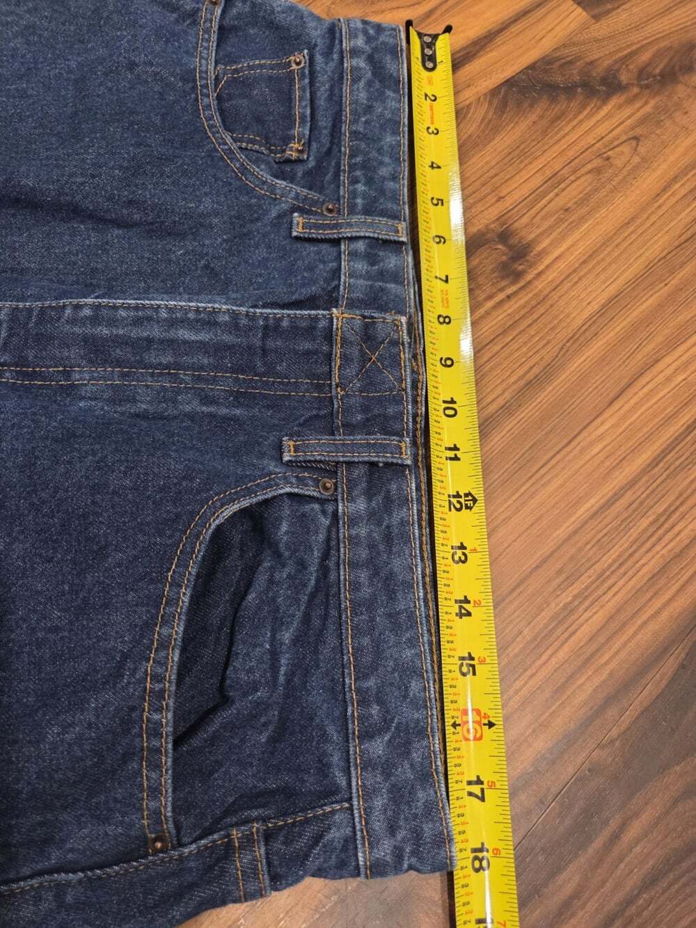 BDG Urban Outfitters Patchwork Denim Maxi Carpenter Skirt Size Large - Picture 10 of 15